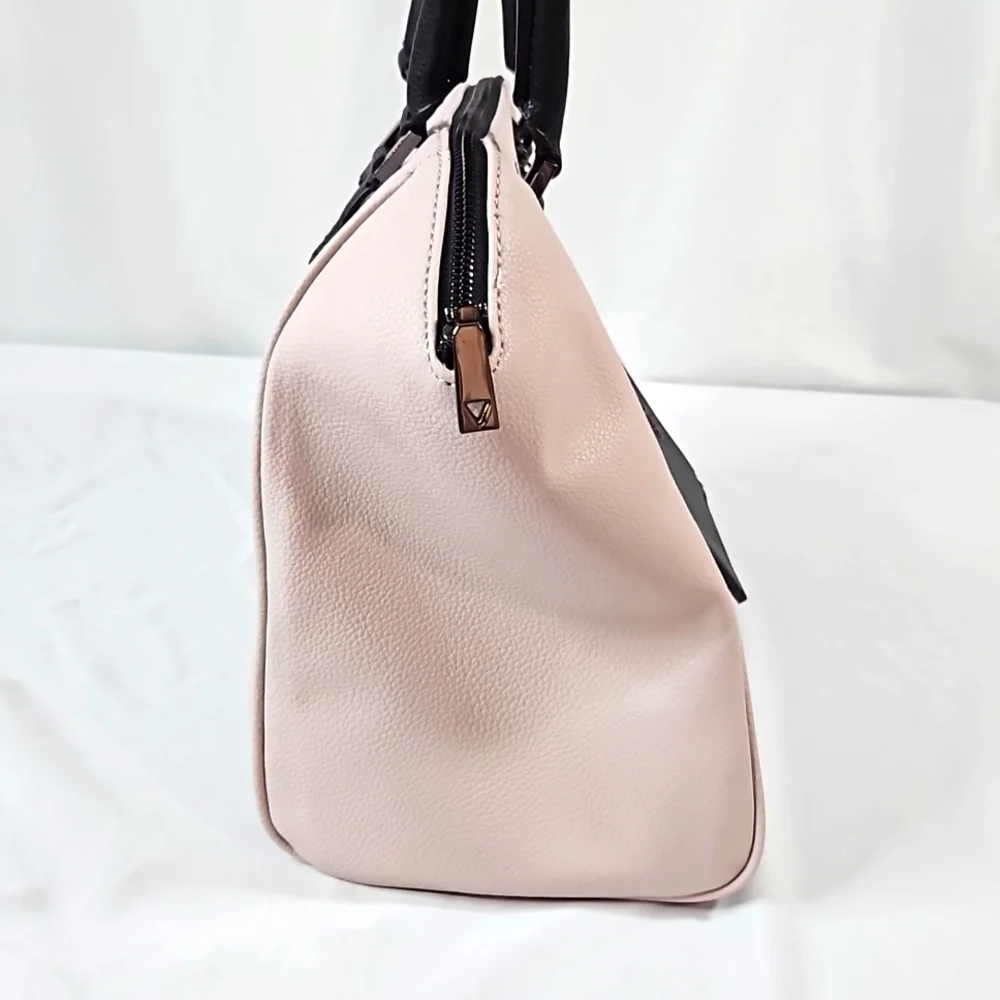 GUESS Pink Satchel & Matching Wristlet